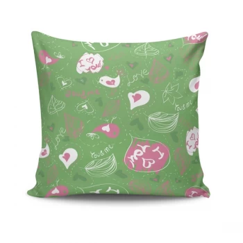 Image of NKRLNT-015 - No Filling Multicolor Cushion Cover