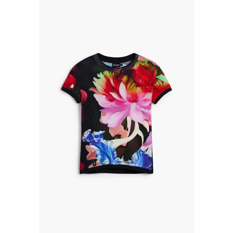 Image of Desigual Womens T-Shirt Desigual Lacroix Noir Female M