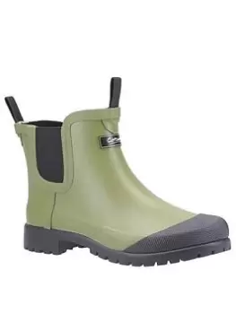 image of Cotswold Blenheim Welly, Green/Black, Size 3, Women