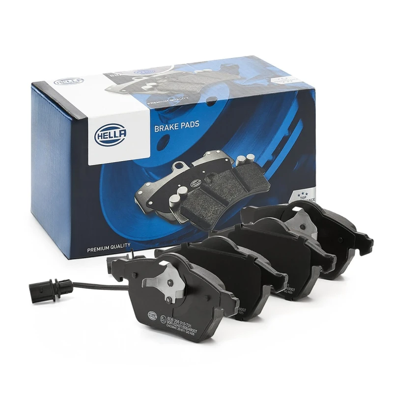 Image of HELLA Brake pad set HELLA 8DB 355 010-731