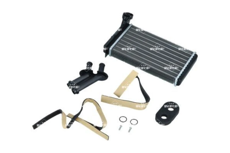 Image of NRF 53550 Heat Exchanger EASY FIT with pipe Aluminium Heat Exchanger,interior heating (467)