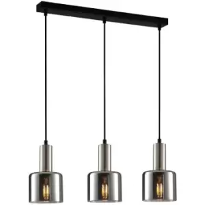 image of Italux Lighting - Italux Santia Modern 3 Light Bar Pendant Ceiling Light, E27