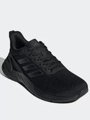 Image of adidas Response Super 2.0 Shoes, Black/Grey, Size 12, Men
