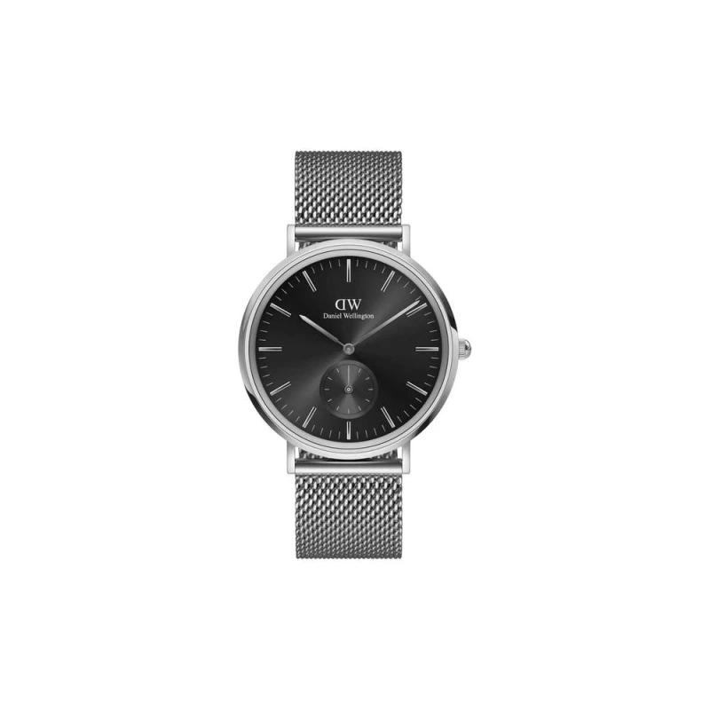 Image of Daniel Wellington Classic Multi-Eye 40 Sterling Silver Onyx Mens Watch DW00100711 DW00100711