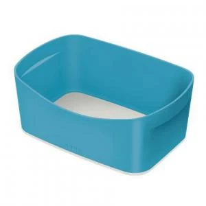 image of Leitz MyBox Cosy Storage Tray - W 246 x H 98 x D 160 mm - Calm Blue