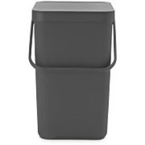 Image of Brabantia Sort & Go 25 Litre Waste Bin - Grey
