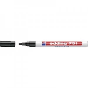Image of Edding 4-751001 edding 751 Paint marker Paint marker Black 1 mm, 2mm /pack