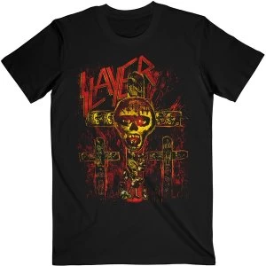 Image of Slayer - SOS Crucifiction Unisex Large T-Shirt - Black