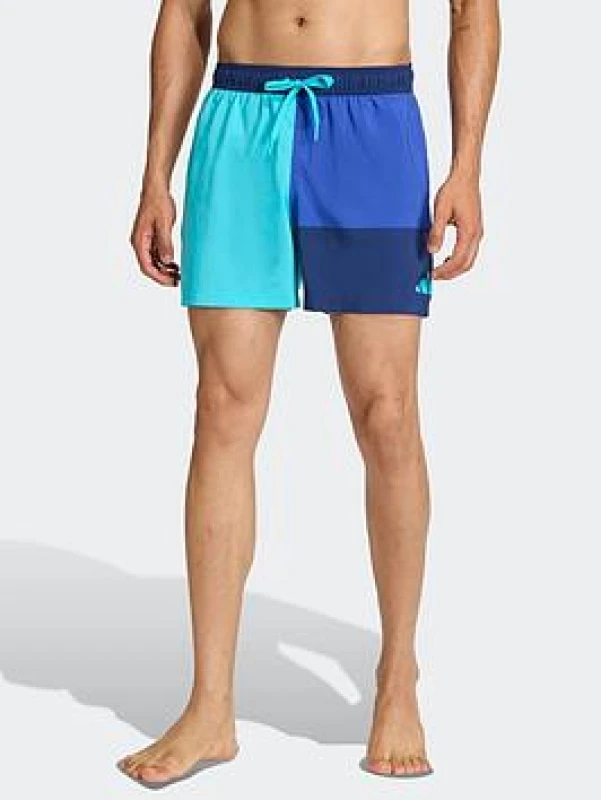 Image of Swim shorts adidas Colorblock 5" Turquoise Male 2XL