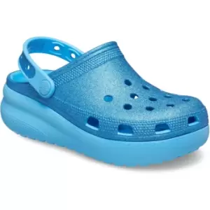 image of Crocs Girls Classic Crocs Glitter Cutie Slip On Summer Clogs UK Size 1 (EU 32-33)