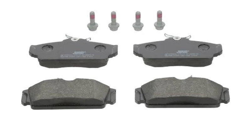 Image of JURID 572422J Brake pad set not prepared for wear warning indicator, without accessories Brake Pad Set,disc brake (402)