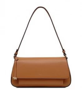 Radley Vale Close Medium Flapover Shoulder Bag - Dark Butter