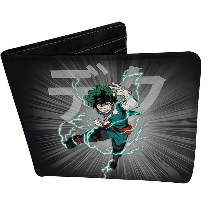 Image of My Hero Academia My Hero Academia - Wallet Izuku and Bakugo - Black One Size