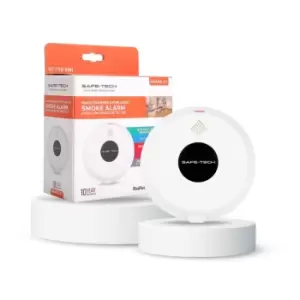 image of Safe Tech Hardwired 3 in 1 Smoke, Heat & CO Alarm Kit with RF