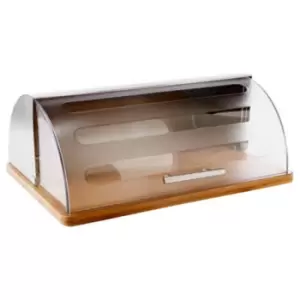 Bamboo Steel Bread Bin Natural - main image