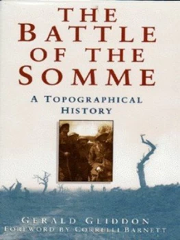 Image of The Battle of the Somme by Gerald Gliddon Hardback