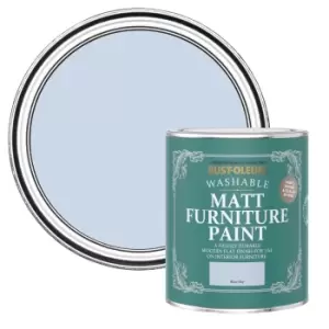 Image of Rust-Oleum Blue Sky Matt Furniture Paint, 750Ml