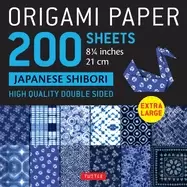 Image of origami paper 200 sheets japanese shibori 8 14 21cm extra large tuttle ori