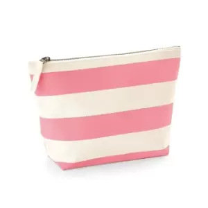 image of Westford Mill Nautical Accessory Bag (One Size) (Natural/Pink)