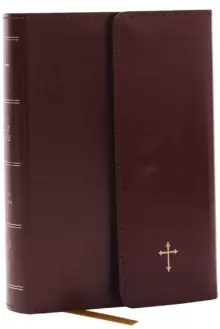 Image of KJV Compact Bible w/ 43,000 Cross References, Burgundy Leatherflex with flap, Red Letter, Comfort Print: Holy Bible, King James Version : Holy Bible,