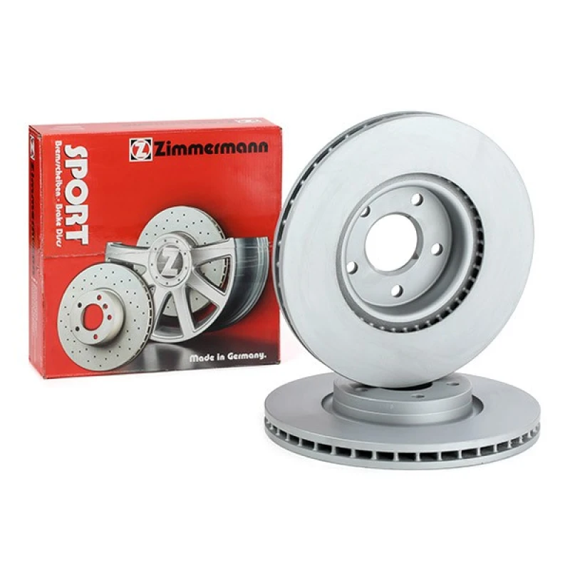 Image of ZIMMERMANN 250.1365.20 Brake disc Front Axle, internally vented, Coated, High-carbon Brake Disc (82)