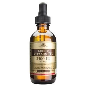 Image of Solgar Liquid Vitamin D3 2500iu 59ml