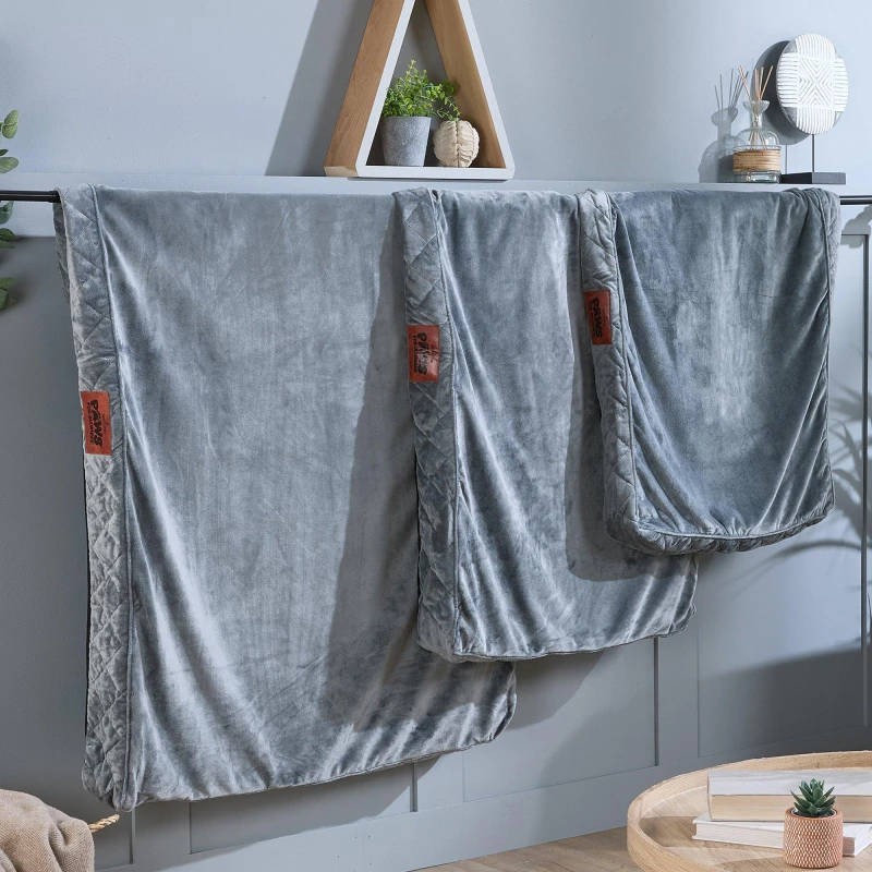 Image of Slumberdown Paws for Slumber Large Pet Bed Spare Cover Grey