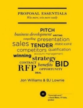 Image of Proposal Essentials by Jon Williams Paperback