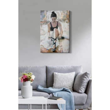 Image of Kanvas Tablo (50 x 70) - 99 Multicolor Decorative Canvas Painting