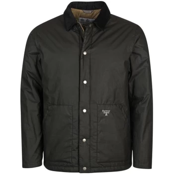 Image of Barbour Beacon Wax Coach Jacket - Black BK11