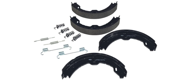 Image of HELLA Handbrake shoes HELLA 8DA 355 050-481