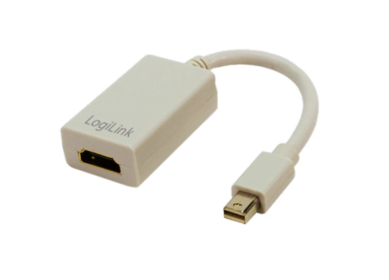 Image of LogiLink CV0036A video cable adapter 0.1 m Mini DisplayPort HDMI Type