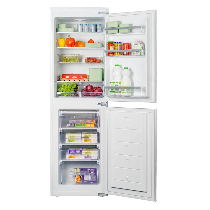 Image of SIA RFI105 50/50 Split Built In Integrated 240L Fridge Freezer White