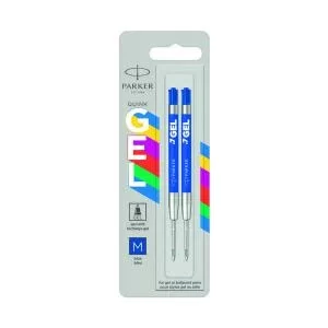 Image of Parker Jotter Original Rollerball Pen Refills Blue Pack of 2 2136210