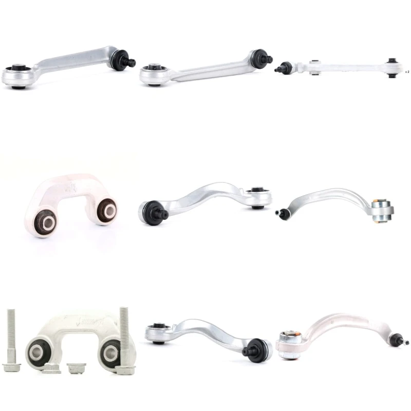 Image of RIDEX 2905L0016 Link Set, wheel suspension without lock screw set, Front Axle Aluminium Link Set,wheel suspension (2905)