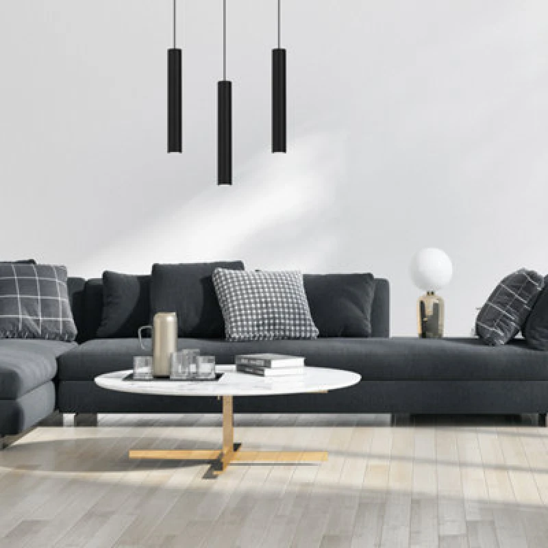 Image of Milagro Hudson Pendant Lamp Hand Made Matt Finish Black unisex