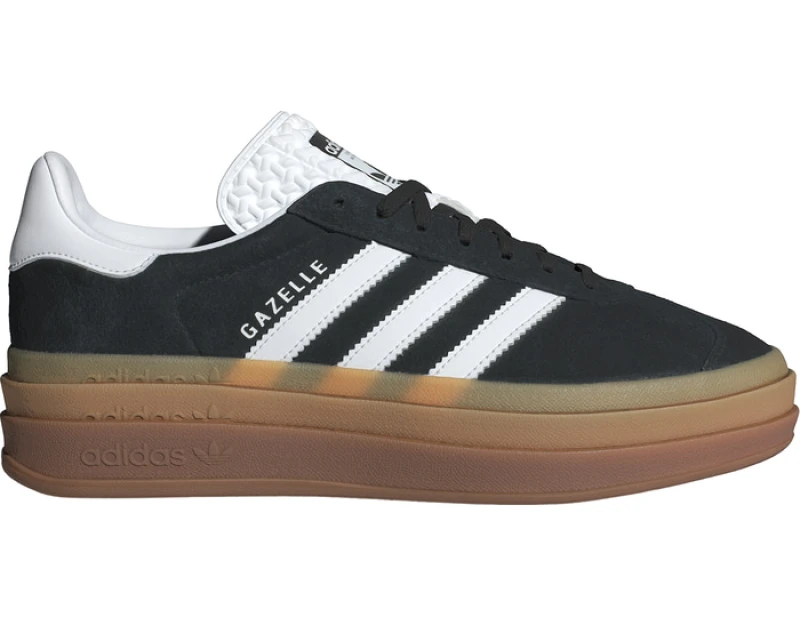 Image of adidas Originals Gazelle Bold Trainers Black/White/Gum female 5 (38)