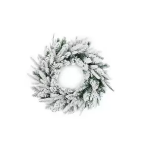 Image of Premier Christmas Snow Wreath (50cm) (Snow)