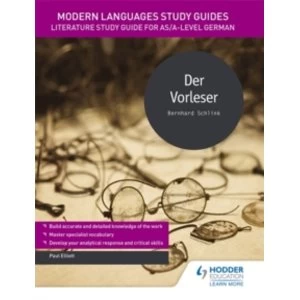 Image of Modern Languages Study Guides: Der Vorleser : Literature Study Guide for AS/A-level German