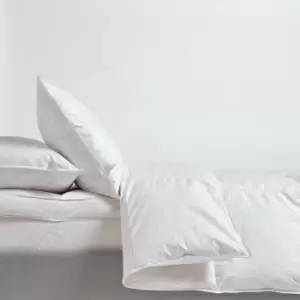 Image of Goose Feather and Down 10.5 Tog Super King Size Autumn Duvet - White - Homescapes