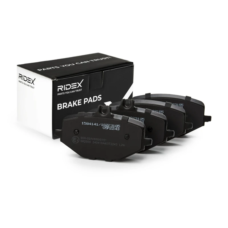 Image of RIDEX Brake pad set RIDEX 402B1866