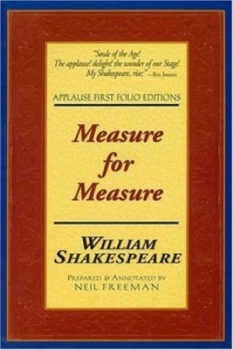 Image of Measure for Measure by William Shakespeare and Neil Freeman Paperback