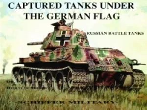 Image of captured tanks under the german flag russian battle tanks