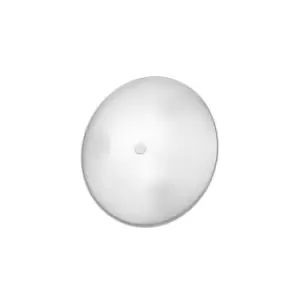 Image of Centro Designer Glass Simple Flush Ceiling Light Polished Chrome, 2x E14