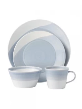 Image of Royal Doulton 1815 blue 16 piece set Blue