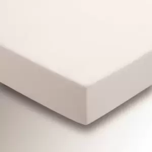 Image of Helena Springfield Brushed Cotton Kingsize Fitted Sheet, Ivory