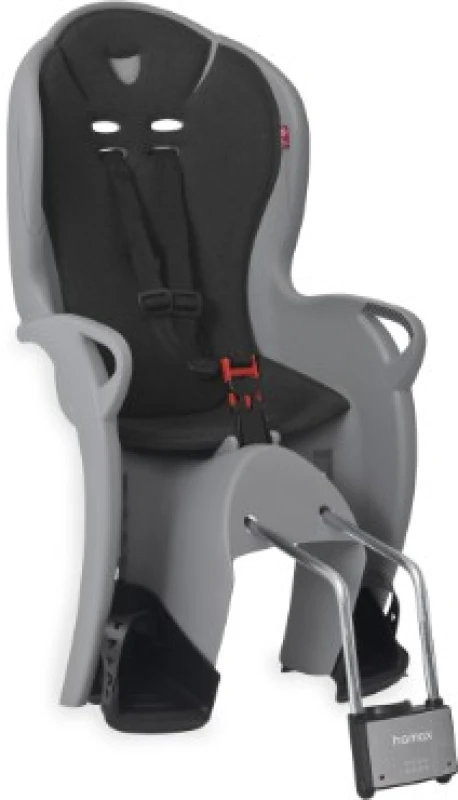Image of Hamax Kiss Child Bike Seat - Grey Unisex One Size