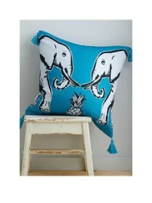 Image of Pineapple Elephant Tembo Tasselled Cushion