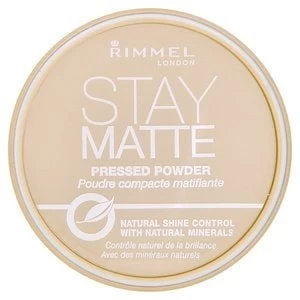 image of Rimmel Stay Matte Pressed Powder Peach Glow 3 Nude