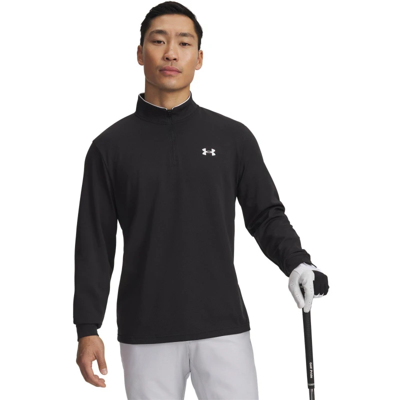 Image of Under Armour UA Matchplay 1/4 Sn62 Black/White male L
